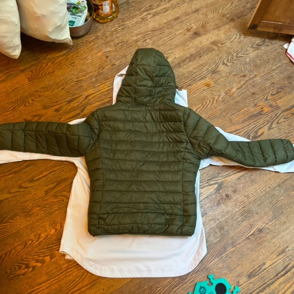 Save the Duck Ultra Light Jacket in Green - Picture 9 of 9